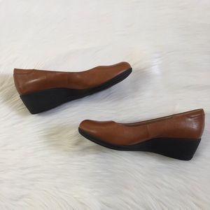 Nurture Round Toe Ballet Wedges